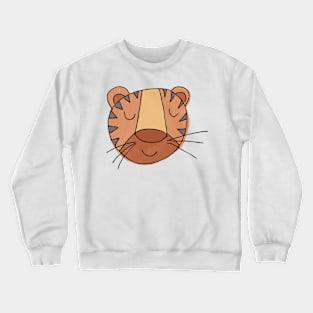 Just a super duper cute tiger Crewneck Sweatshirt